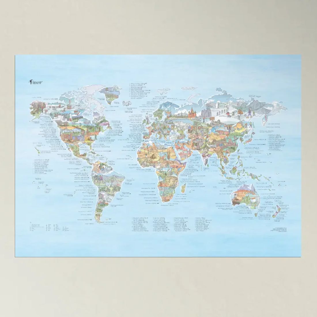 Awesome Maps - AFFICHE DECORATIVE