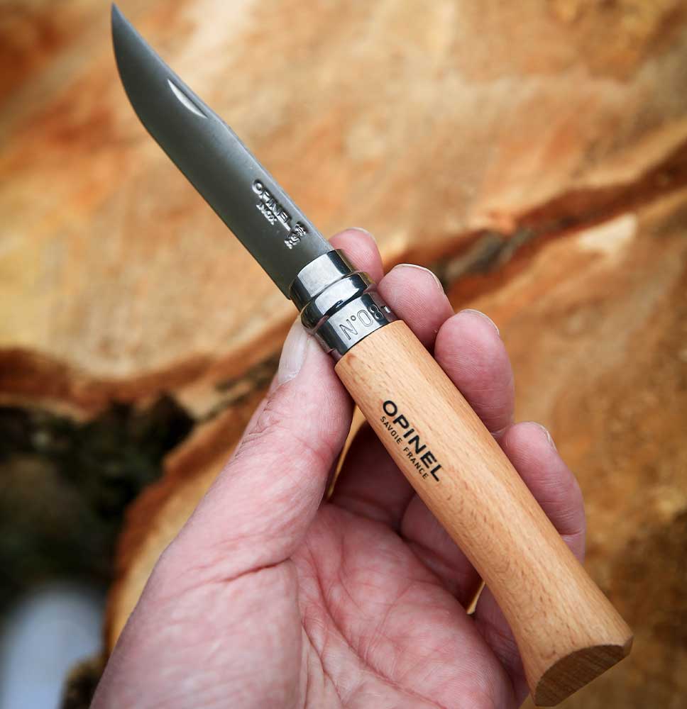 Opinel - N°8 Inox – Huttopia Camp de Base