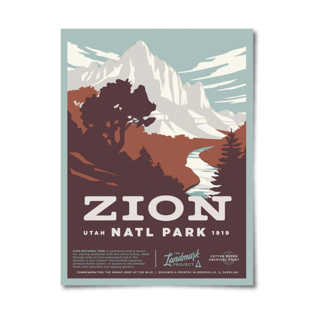 Landmark Project - Zion Poster